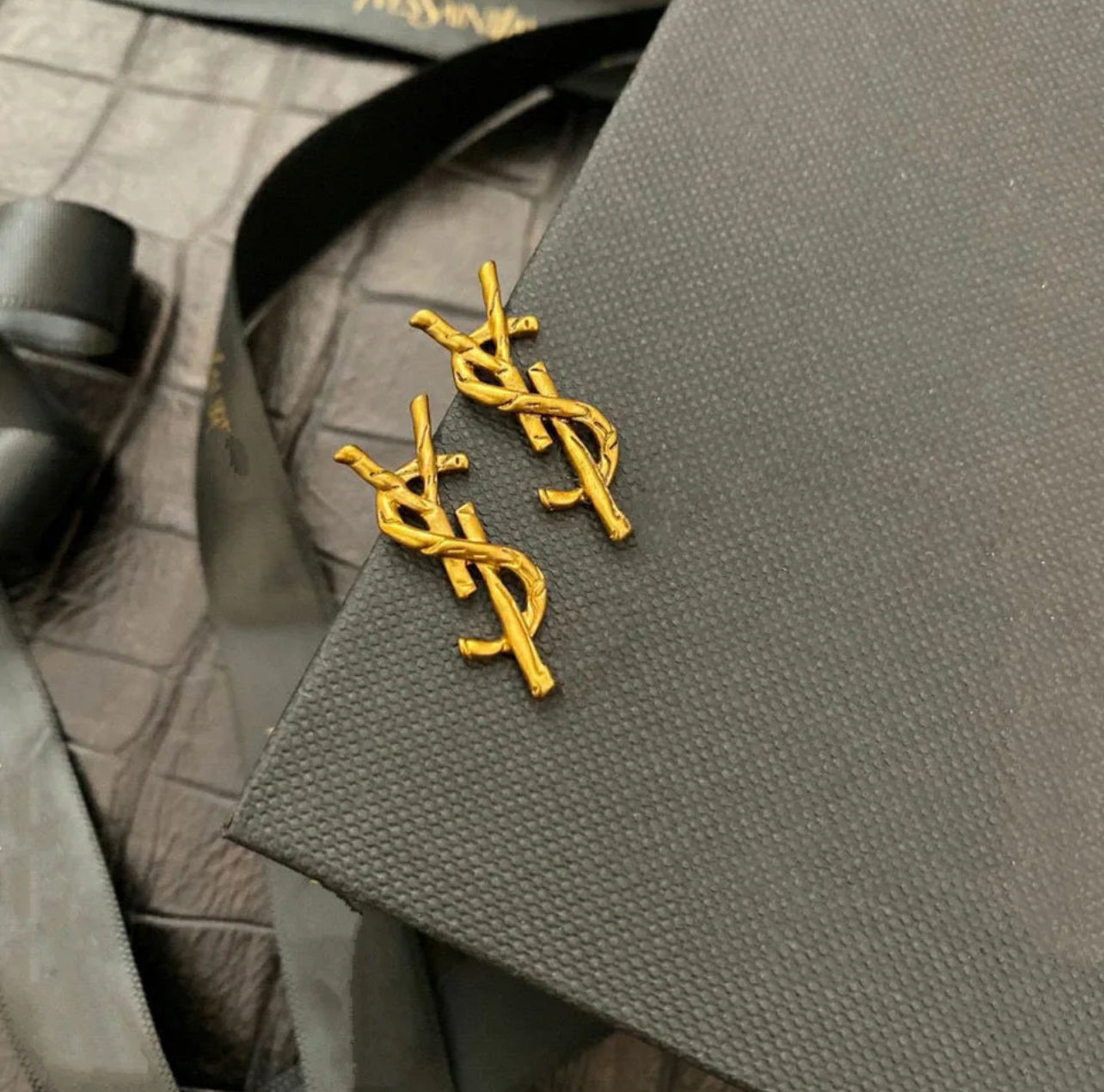 Women's YSL Vintage Stud Earrings