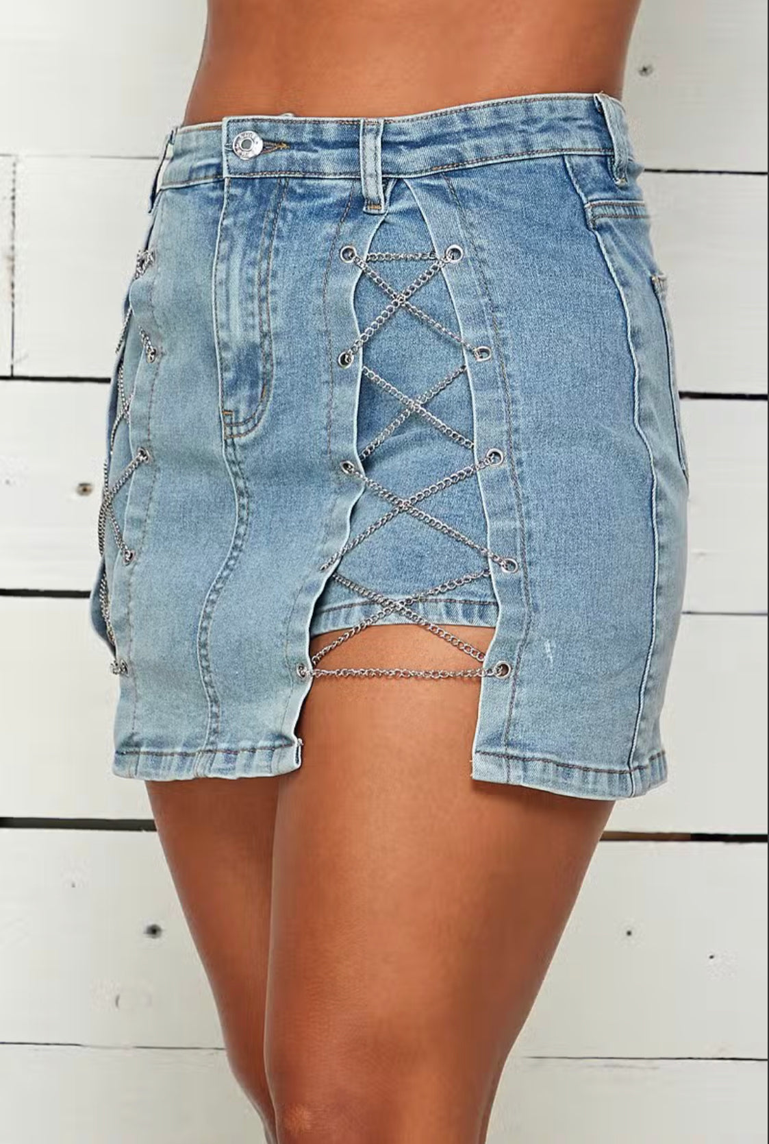 Keep It Cute Denim Skirt