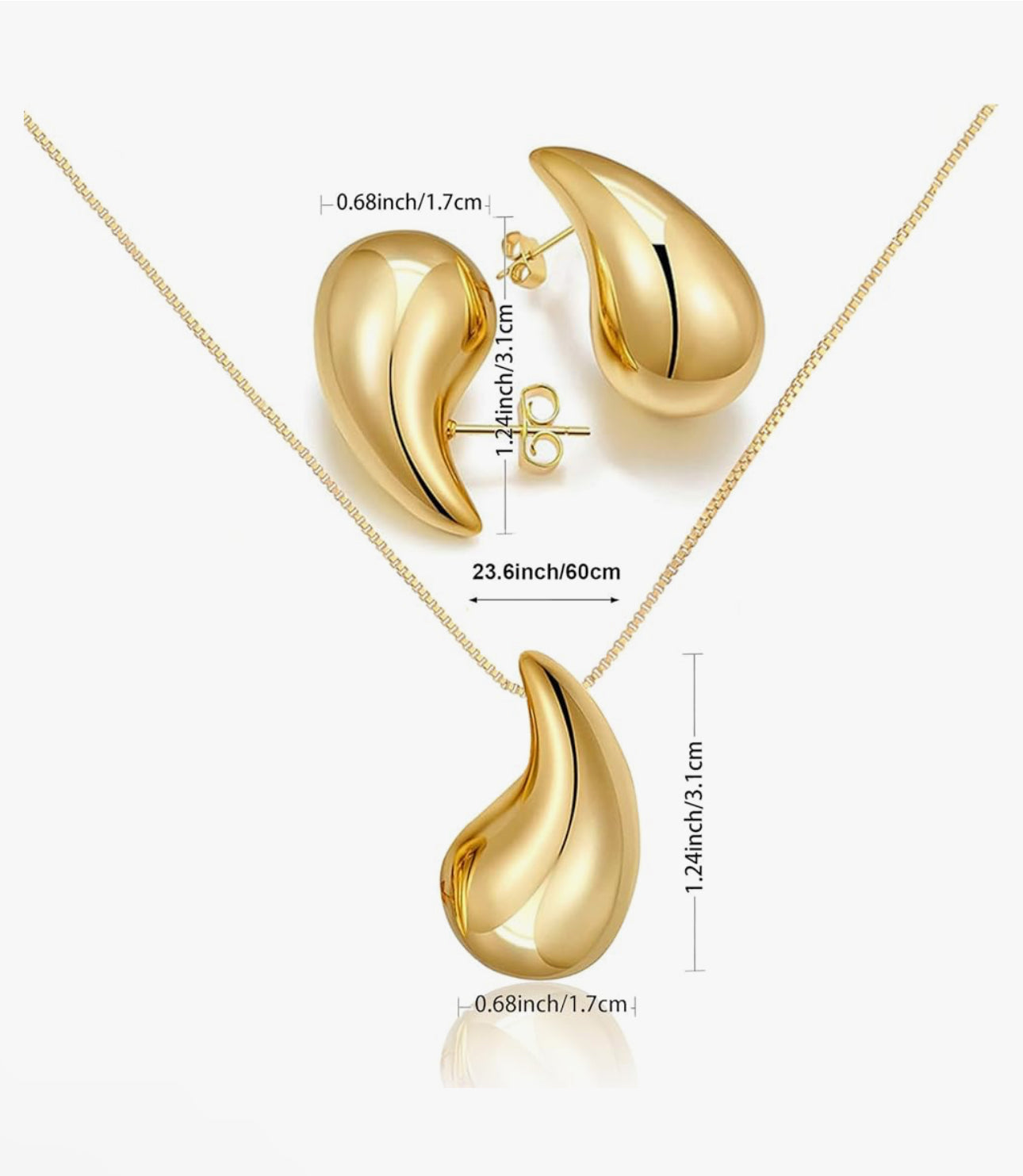 Boucles d'oreilles abstraites