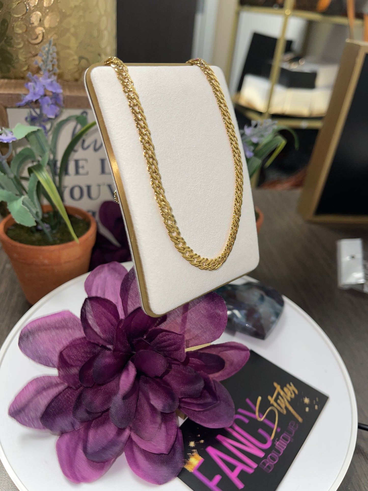 GOLD PLATED BISMARK CHAIN