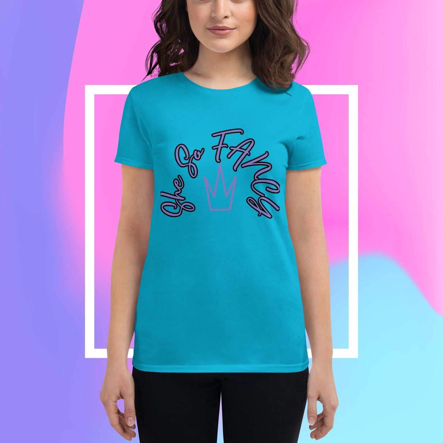 She So FANCY short sleeve t-shirt