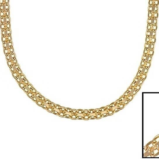 GOLD PLATED BISMARK CHAIN