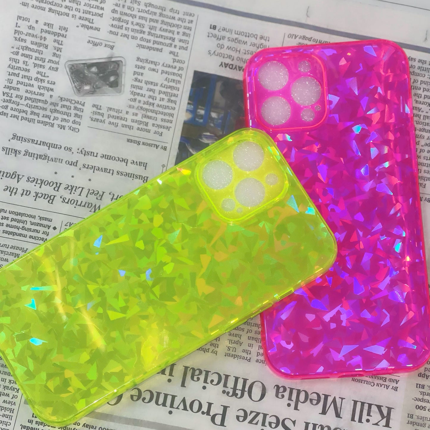 Étuis de téléphone au néon pour iPhone