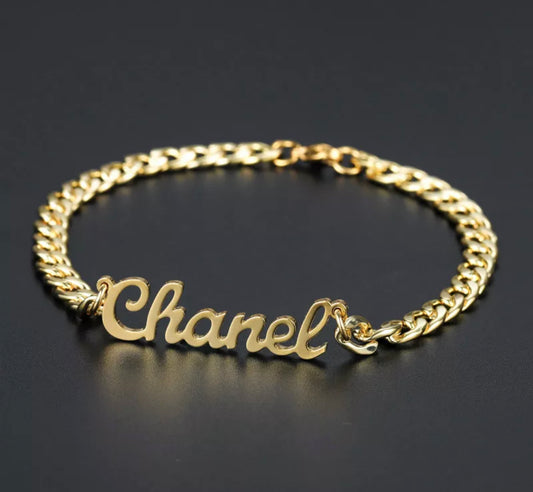 Cuban Link Name Bracelet