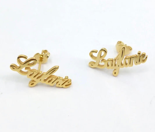 Personalized Stud Earrings