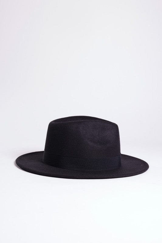 FAUX SUEDE GATSBY STYLE FEDORA