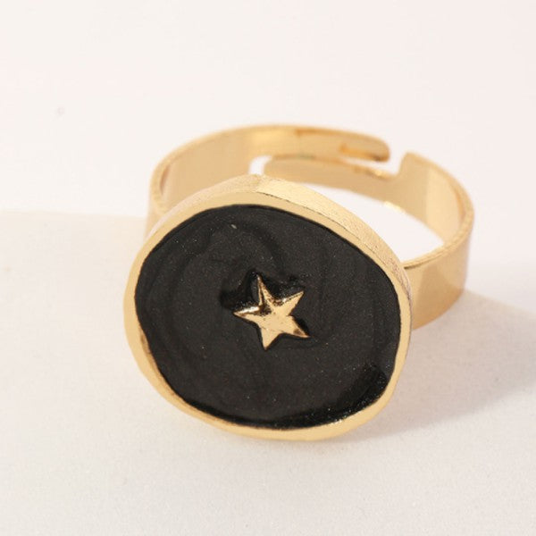 Bague Astrale Noir