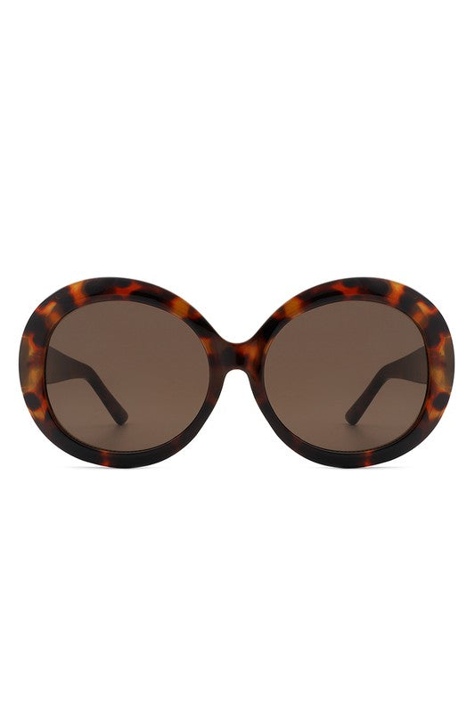 Oversize Circle Fashion Women Round Sunglasses