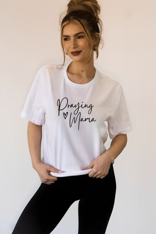 T-shirt graphique Prier Mama