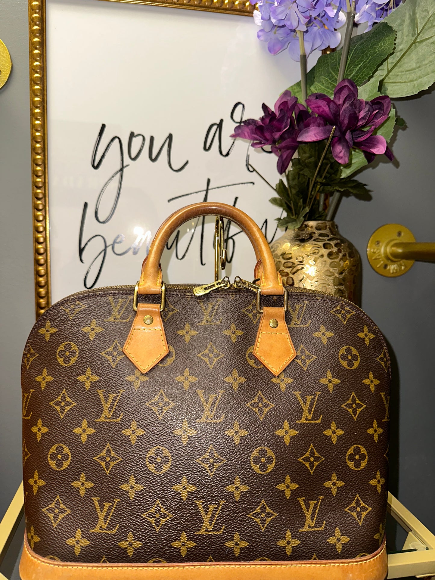 LOUIS VUITTON Vintage Alma PM
