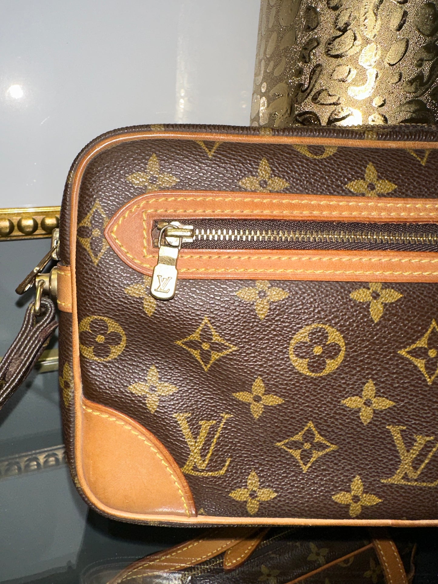 Louis Vuitton Marly Dragonne GM Clutch Monogram