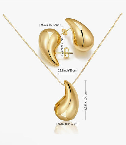 Boucles d'oreilles abstraites
