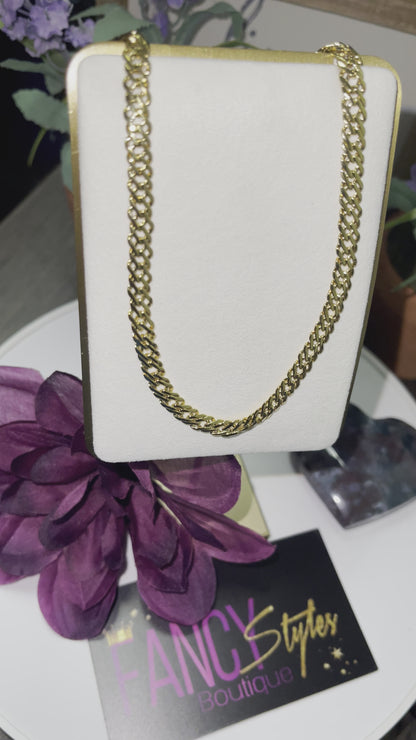GOLD PLATED BISMARK CHAIN 20''
