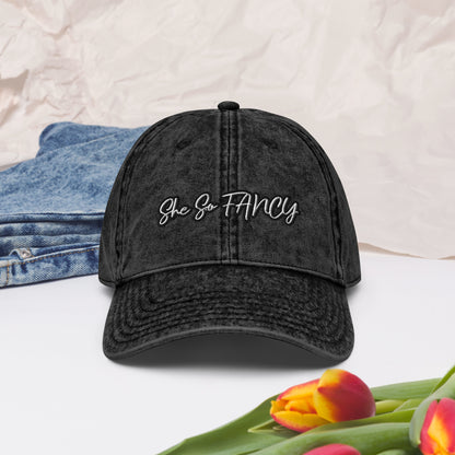 Casquette vintage She So FANCY