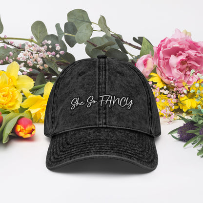 Casquette vintage She So FANCY