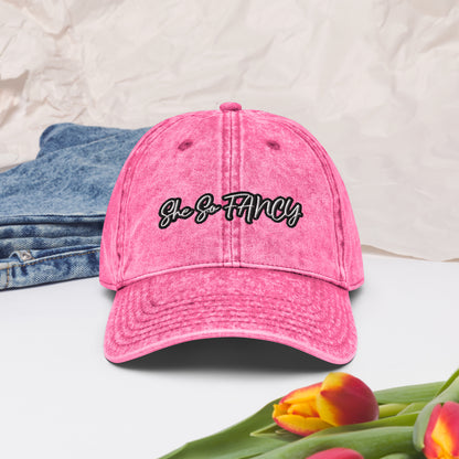 Casquette vintage She So FANCY