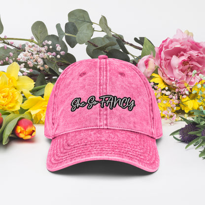 Casquette vintage She So FANCY