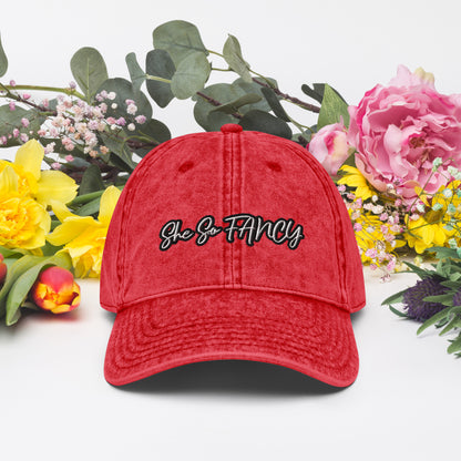 Casquette vintage She So FANCY