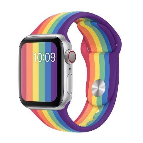 Silicone Band for Apple Watch Series-Rainbow
